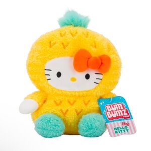 NWT 7.5” Sanrio Hello Kitty as a Pineapple Fruitbumz Bumbumz by Russ